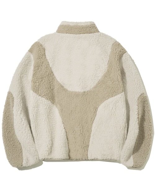 F.ILLUMINATE（フィルミネイト）の「【UNISEX】Filluminate／デュオフリースブルゾン（ブルゾン・レディース・ベージュ/ブラック・MEDIUM/SMALL）」の21枚目の写真