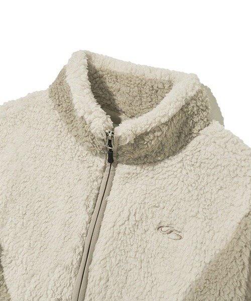 F.ILLUMINATE（フィルミネイト）の「【UNISEX】Filluminate／デュオフリースブルゾン（ブルゾン・レディース・ベージュ/ブラック・MEDIUM/SMALL）」の22枚目の写真