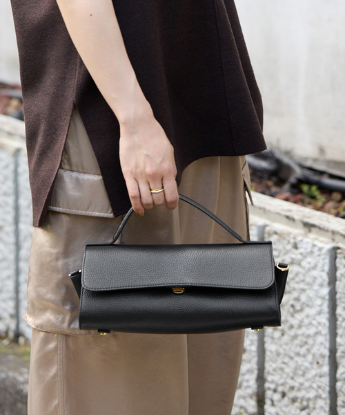 LORISTELLA（ロリステッラ）の「LORISTELLA/ロリステッラ ワンハンドルバッグ LISA（ハンドバッグ・レディース・ブラック/ベージュ・FREE）」の2枚目の写真