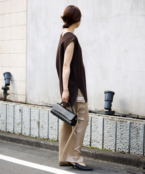 LORISTELLA（ロリステッラ）の「LORISTELLA/ロリステッラ ワンハンドルバッグ LISA（ハンドバッグ・レディース・ブラック/ベージュ・FREE）」の4枚目の写真