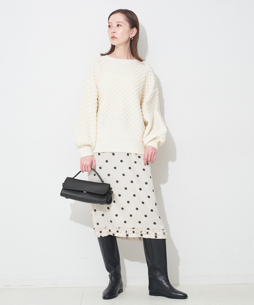 LORISTELLA（ロリステッラ）の「LORISTELLA/ロリステッラ ワンハンドルバッグ LISA（ハンドバッグ・レディース・ブラック/ベージュ・FREE）」の5枚目の写真