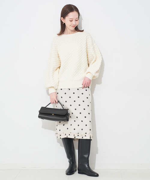 LORISTELLA（ロリステッラ）の「LORISTELLA/ロリステッラ ワンハンドルバッグ LISA（ハンドバッグ・レディース・ブラック/ベージュ・FREE）」の6枚目の写真