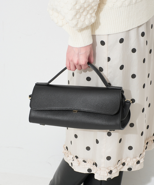LORISTELLA（ロリステッラ）の「LORISTELLA/ロリステッラ ワンハンドルバッグ LISA（ハンドバッグ・レディース・ブラック/ベージュ・FREE）」の8枚目の写真
