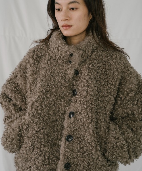 duei（デュイ）の「プードルファーミドルコート（その他アウター・レディース・ベージュ/ブラウン・FREE）」の17枚目の写真