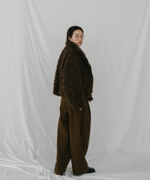 duei（デュイ）の「プードルファーミドルコート（その他アウター・レディース・ベージュ/ブラウン・FREE）」の14枚目の写真