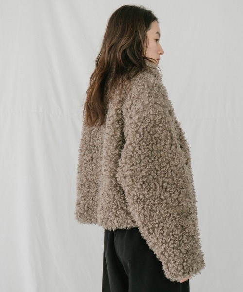 duei（デュイ）の「プードルファーミドルコート（その他アウター・レディース・ベージュ/ブラウン・FREE）」の20枚目の写真