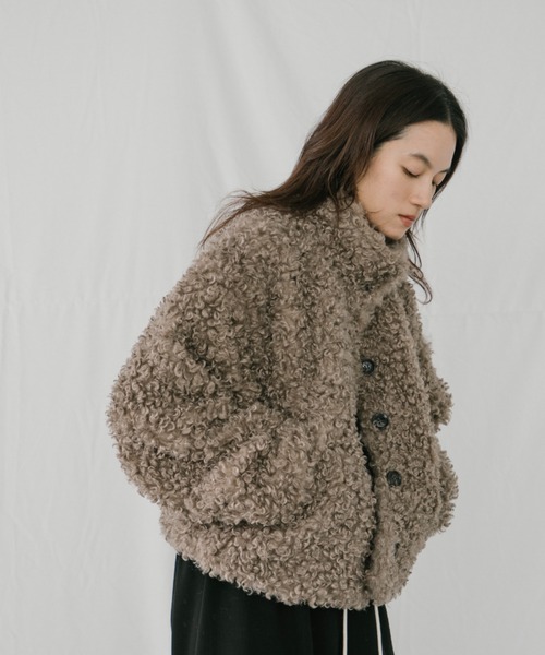 duei（デュイ）の「プードルファーミドルコート（その他アウター・レディース・ベージュ/ブラウン・FREE）」の21枚目の写真