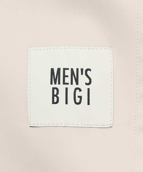 MEN'S BIGI（メンズビギ）の「LIMONTA EAST ストレッチギャバ ステンカラーコート＜ストレッチ・防風・撥水・透湿性＞（ステンカラーコート・メンズ・グリーン/ネイビー/オフホワイト・03/02/01/04）」の21枚目の写真