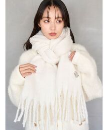 SNIDEL | ブローチ付きマフラー(マフラー)