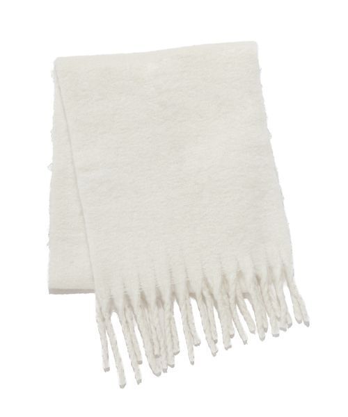 SNIDEL（スナイデル）の「ブローチ付きマフラー（マフラー・レディース・ベージュ/アイボリー/ライトブルー・F）」の11枚目の写真