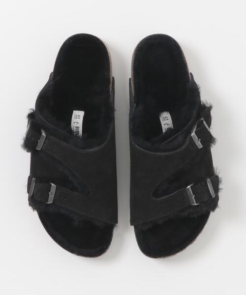 BIRKENSTOCK（ビルケンシュトック）の「BIRKENSTOCK　ZURICH SHEARLING（サンダル・メンズ・ブラック・40/41/42/43）」の3枚目の写真