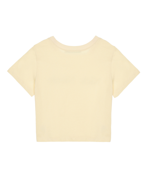 NICK&NICOLE(ニックアンドニコール)の「NICOLE PINTUCK CROP TEE_BUTTER(Tシャツ/カットソー・レディース・その他・LARGE/MEDIUM)」の5枚目の写真