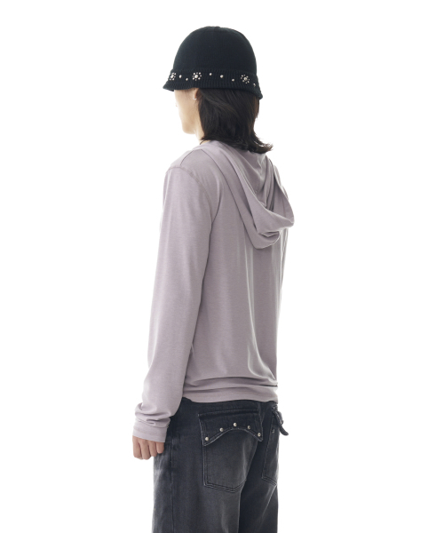AAKAM(アーカム)の「Studded Leaf Hooded Long Sleeve (Beige)(パーカー・レディース・その他・1/2)」の9枚目の写真