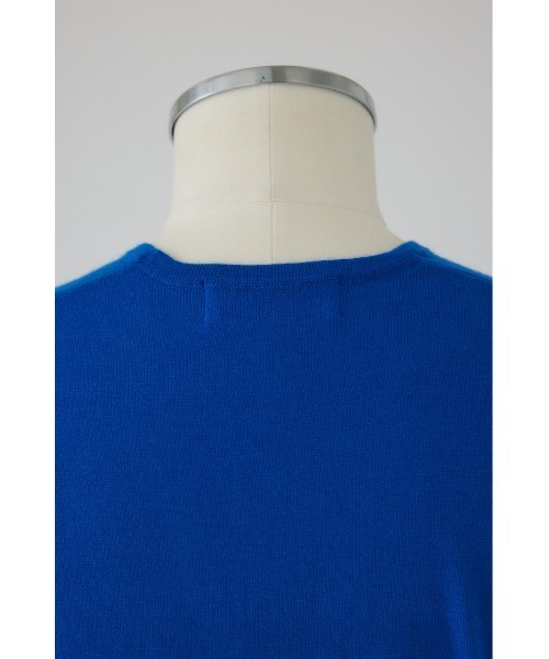 RIM.ARK(リムアーク)の「Many hook V neck tops メニーフックVネックトップス(ニット/セーター・レディース・グレー/ブルー/ブラック/ライトベージュ・FREE)」の22枚目の写真