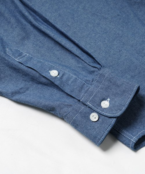 FRIZMWORKS(フリズムワークス)の「CIGARETTE POCKET CHAMBRAY SHIRT _ BLUE(シャツ/ブラウス・レディース・その他・X-LARGE/SMALL/MEDIUM/LARGE)」の10枚目の写真