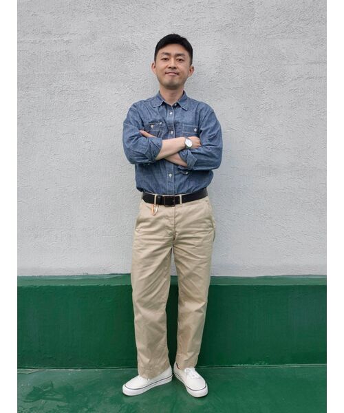 FRIZMWORKS(フリズムワークス)の「CIGARETTE POCKET CHAMBRAY SHIRT _ BLUE(シャツ/ブラウス・レディース・その他・X-LARGE/SMALL/MEDIUM/LARGE)」の21枚目の写真