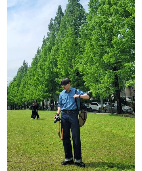 FRIZMWORKS(フリズムワークス)の「CIGARETTE POCKET CHAMBRAY SHIRT _ BLUE(シャツ/ブラウス・レディース・その他・X-LARGE/SMALL/MEDIUM/LARGE)」の22枚目の写真