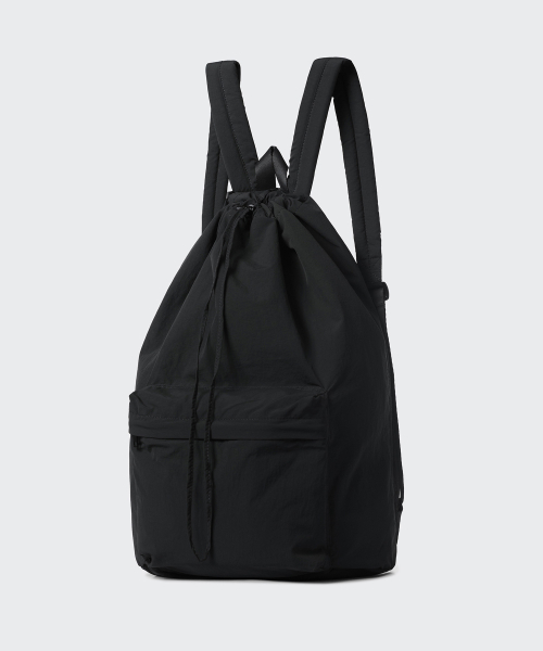 MUSINSA STANDARD（ムシンサスタンダード）の「クランクルドローストリングイージーバックパック[ブラック]（バックパック/リュック・レディース・その他・FREE）」の3枚目の写真