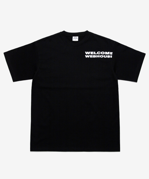 WEBHOUSE(ウェブハウス)の「ウェルカムウェブハウスT - ブラック(Tシャツ/カットソー・レディース・その他・SMALL/LARGE/MEDIUM)」の2枚目の写真