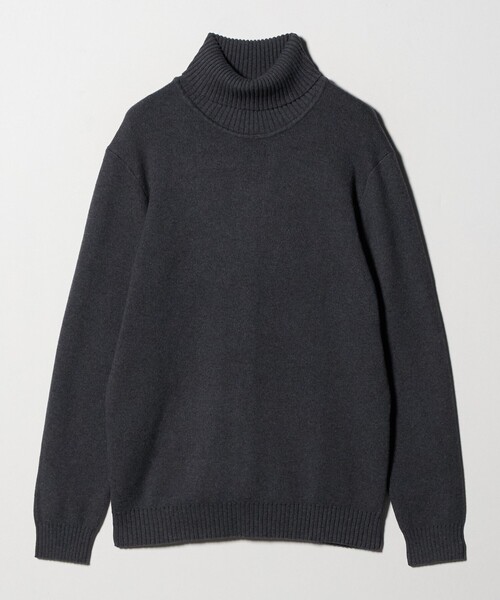 A DAY IN THE LIFE UNITED ARROWS(アデイインザライフユナイテッドアローズ)の「カシミヤブレンド スムース タートルネックニット-ウォッシャブル-<A DAY IN THE LIFE>(ニット/セーター・メンズ・ブラック/ネイビー/ライトグレー/ダークグレー・L/S/M)」の3枚目の写真
