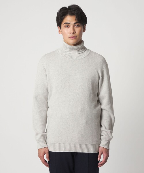 ドゥロワーカシミヤ100%タートルネックニットサイズ1 ユナイテッドアローズ 18G カシミヤシルクリブタートルニット