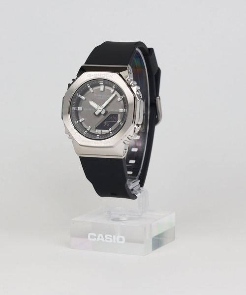 G-SHOCK(ジーショック)の「GM-S2110シリーズ / メタルベゼル / GM-S2110-1A1JF(アナログ腕時計・レディース・ブラック×シルバー・FREE)」の9枚目の写真