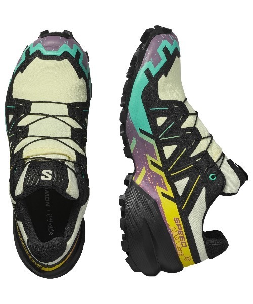 SALOMON（サロモン）の「SALOMON SPEEDCROSS 6 GORE-TEX（サロモン スピードクロス 6 ゴアテックス）（スニーカー・レディース・イエロー系/ブラック系・22.5cm/23cm/23.5cm/24cm/24.5cm/25cm）」の12枚目の写真