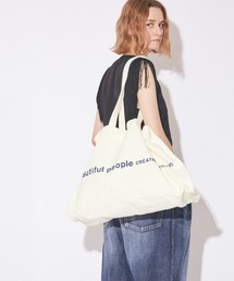 brushed logo lesure bag