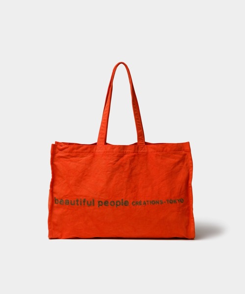 ショルダーバッグ beautiful people brushed logo lesure bag brushed logo lesure bag（トートバッグ）｜beautiful people