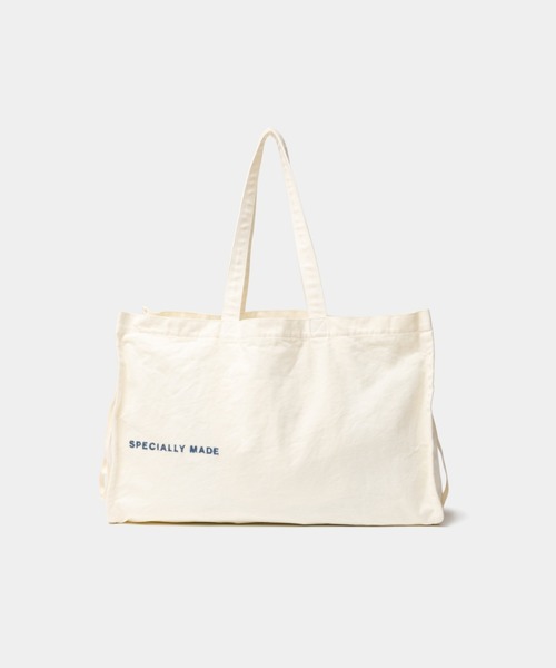 beautiful people（ビューティフルピープル）の「brushed logo        lesure bag（トートバッグ・レディース・グリーン/グレー/ナチュラル/ネイビー/オレンジ/ライトイエロー系/サックスブルー/ブラック/ブラウン/オリーブ/ネイビー系1・FREE）」の16枚目の写真