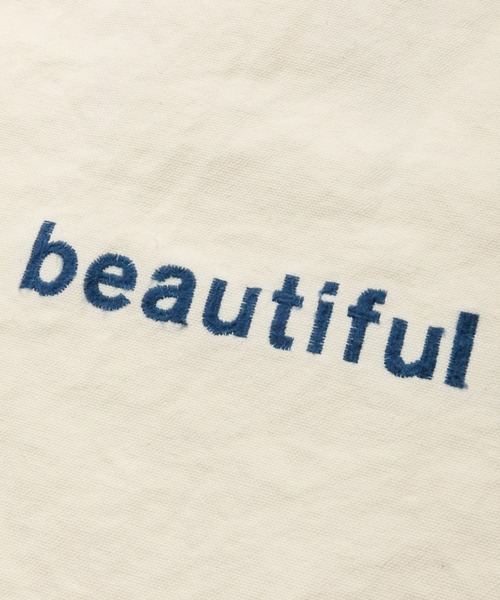 beautiful people（ビューティフルピープル）の「brushed logo        lesure bag（トートバッグ・レディース・グリーン/グレー/ナチュラル/ネイビー/オレンジ/ライトイエロー系/サックスブルー/ブラック/ブラウン/オリーブ/ネイビー系1・FREE）」の14枚目の写真
