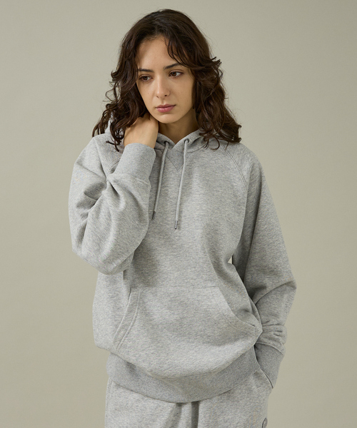 FRUIT OF THE LOOM(フルーツオブザルーム)の「【FRUIT OF THE LOOM/フルーツ オブ ザ ルーム】BASIC SWEAT HOODIE/スウェット/フーディー/シンプル【WEB限定】(スウェット・レディース・アイボリー/ブラック/ネイビー/グレー・フリー)」の9枚目の写真