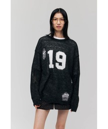 Numbering Knit Tops