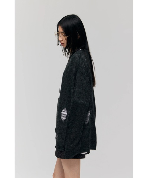 FELICITY（フェリシティ）の「Numbering Knit Tops（ニット/セーター・レディース・グレー/チャコール・2）」の12枚目の写真