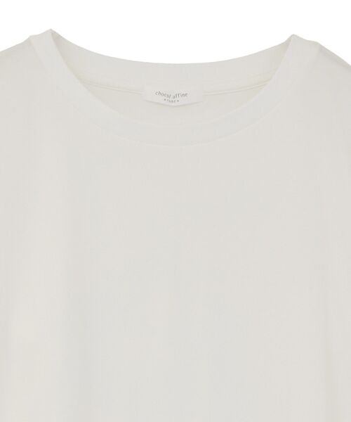 Green　Parks（グリーンパークス）の「裾ラウンドホワイトインナー（Tシャツ/カットソー・レディース・オフホワイト・FREE）」の19枚目の写真