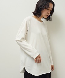Green　Parks | 裾ラウンドホワイトインナー(Tシャツ/カットソー)