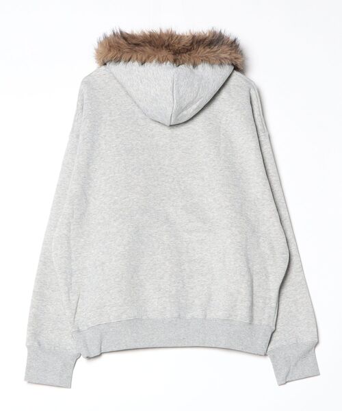centimeter(センチメーター)の「Tribal logo fur zip hoodie(パーカー・メンズ・ネイビー/杢グレー/ブラック・SMALL/MEDIUM/LARGE)」の18枚目の写真