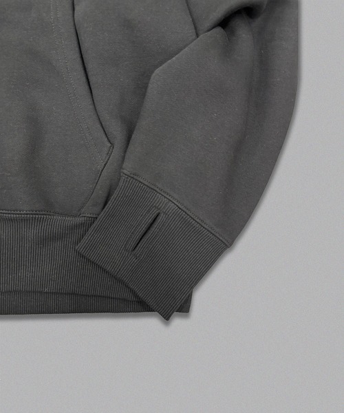 centimeter(センチメーター)の「Tribal logo fur zip hoodie(パーカー・メンズ・ネイビー/杢グレー/ブラック・SMALL/MEDIUM/LARGE)」の13枚目の写真