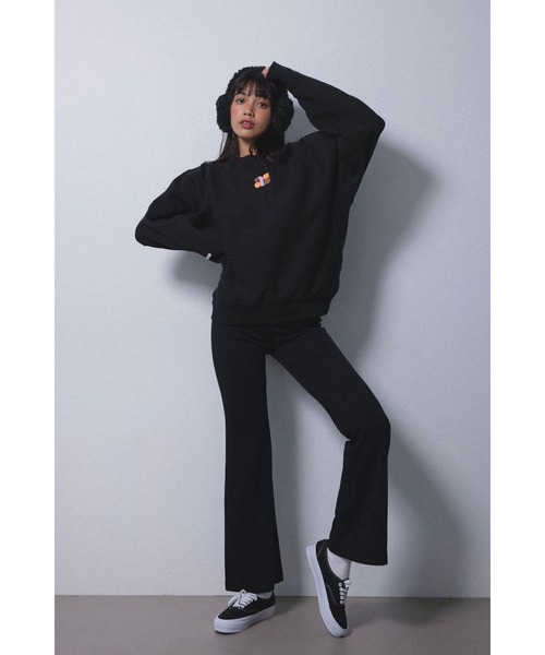 ALEXIA STAM（アリシアスタン）の「[Champion for ALEXIA STAM] Crew Neck Sweatshirt /別注 Championスウェット（スウェット・レディース・グリーン/グレー/ブラック・M）」の4枚目の写真