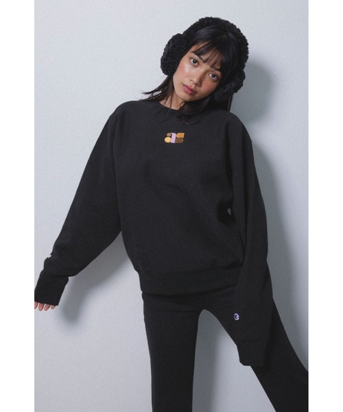 ALEXIA STAM（アリシアスタン）の「[Champion for ALEXIA STAM] Crew Neck Sweatshirt /別注 Championスウェット（スウェット・レディース・グリーン/グレー/ブラック・M）」の8枚目の写真