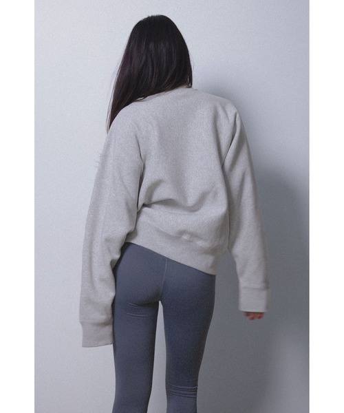 ALEXIA STAM（アリシアスタン）の「[Champion for ALEXIA STAM] Crew Neck Sweatshirt /別注 Championスウェット（スウェット・レディース・グリーン/グレー/ブラック・M）」の9枚目の写真