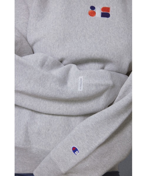ALEXIA STAM（アリシアスタン）の「[Champion for ALEXIA STAM] Crew Neck Sweatshirt /別注 Championスウェット（スウェット・レディース・グリーン/グレー/ブラック・M）」の11枚目の写真