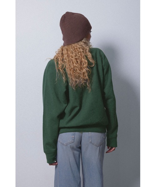 ALEXIA STAM（アリシアスタン）の「[Champion for ALEXIA STAM] Crew Neck Sweatshirt /別注 Championスウェット（スウェット・レディース・グリーン/グレー/ブラック・M）」の17枚目の写真