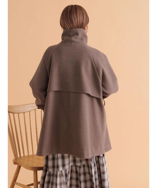 ehka sopo（エヘカソポ）の「ベルト付スタンドカラーコート（その他アウター・レディース・モカ/キナリ/チャコールグレー・F）」の9枚目の写真