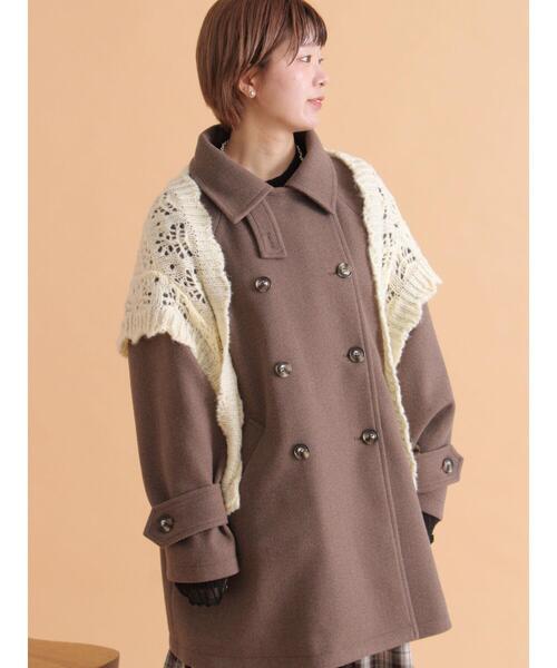 ehka sopo（エヘカソポ）の「ベルト付スタンドカラーコート（その他アウター・レディース・モカ/キナリ/チャコールグレー・F）」の11枚目の写真