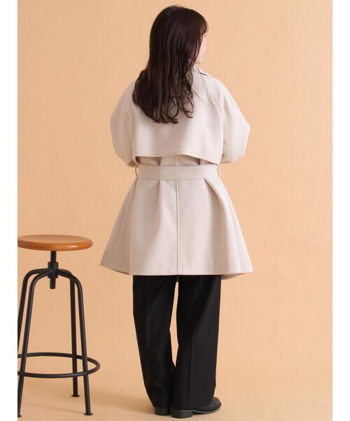 ehka sopo（エヘカソポ）の「ベルト付スタンドカラーコート（その他アウター・レディース・モカ/キナリ/チャコールグレー・F）」の22枚目の写真