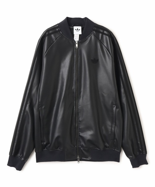 adidas SST PLEATHER TRACK TOP / アディダス スーパースター プレザー トラックトップ