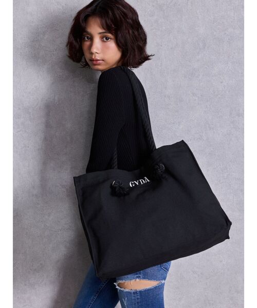 GYDA（ジェイダ）の「GYDAロープLトートBAG（トートバッグ・レディース・その他2/その他1/ブラック・FREE）」の5枚目の写真