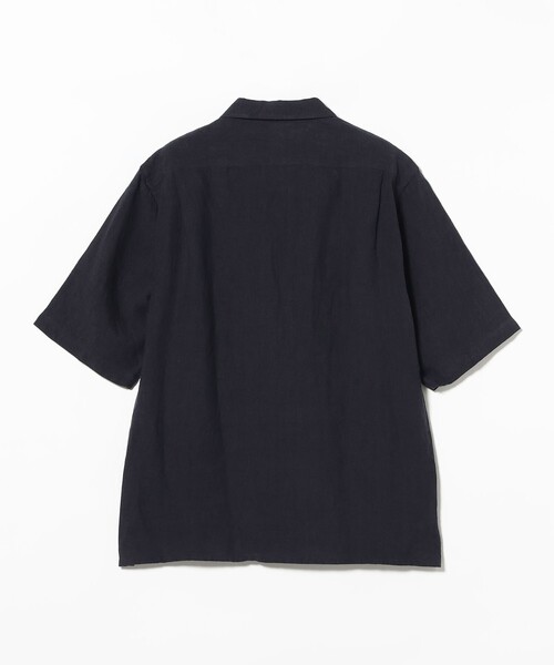 BEAMS F(ビームスエフ)の「リネン オープンカラーシャツ(シャツ/ブラウス・メンズ・ネイビー/ブラック・SMALL/X-LARGE/MEDIUM/LARGE)」の12枚目の写真