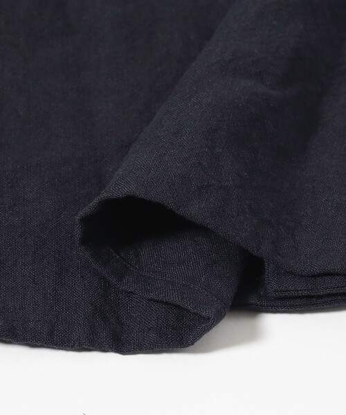 BEAMS F(ビームスエフ)の「リネン オープンカラーシャツ(シャツ/ブラウス・メンズ・ネイビー/ブラック・SMALL/X-LARGE/MEDIUM/LARGE)」の3枚目の写真